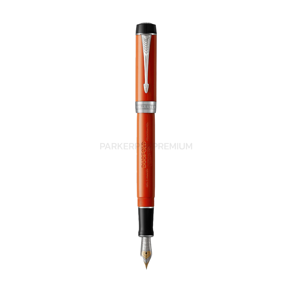 PARKER Duofold Classic Big Red Vintage CT Fountain Pen ปากกาหมึกซึม ป๊ากเกอร์ ดูโอโฟลด์ คลาสสิค บิ